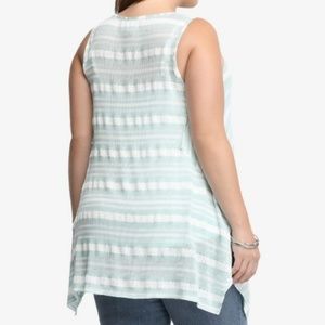 Torrid Tops - Mint Striped Tank Torrid Tops - Mint Striped Tank